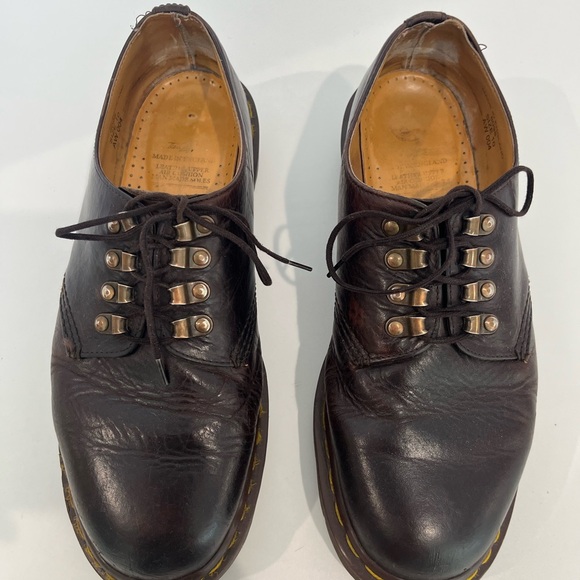 Dr. Marten 8098 Vintage Chunky Brown Lace-up Leather Oxford | Mens size 10 - Picture 3 of 12